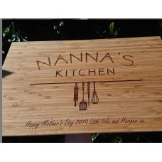 Mother's Day Chopping Board "Names Kitchen"